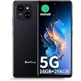 FreeYond M5 5G Smartphone 16 GB + 256 GB/2 TB, senza contratto, Android 13, 5000 mAh (18 W), 6,78", 120 Hz, display FHD Dual 