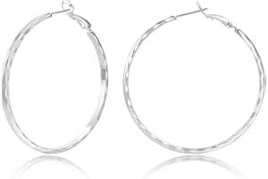 MOROTOLE Sterling Silver Hoop Earrings Gold Silver Large Hoop Earrings For Women 14K Real Gold Plated Big Thin Hoop Earrings Hypoallergenic Circle Endless Hoop Earrings 20/30/40/50/60/70mm for Girls