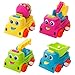 Price comparison product image SGILE Sets of 12 Mini Push Pull Back Car Model Kit Dump Truck Excavator Play Vehicle Playset Preschool Learning for Children Toddlers Kids Birthday Gift