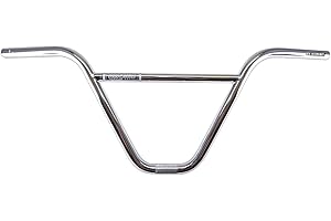 Eastern Bikes Guidons Throttle BMX en Chromoly Léger à 100% (Chrome, 9")