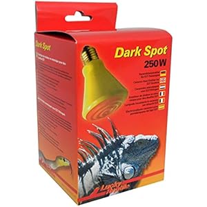 Lucky Reptile HDS-250 Dark Spot 250 W, Keramikheizstrahler für Terrarien