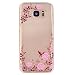 Produktbild KSHOP Schutzhülle Case Cover für Sumsung Galaxy S7 Hülle Case TPU Silikon Crystal Taschen Schale schlank Durchsichtig kratzfeste stoßdämpfende - butterfly Garden
