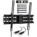 Produktbild Perlegear Wandhalterung TV Neigbar, Fernsehhalterung 4K LED LCD OLED Flachbildfernseher, 81-178cm 32-70 Zoll VESA 200x100-600x400mm Neigbar Fernseh Wandhalterungen Schwarz, 1.8m HDMI Kabel Wasserwaage