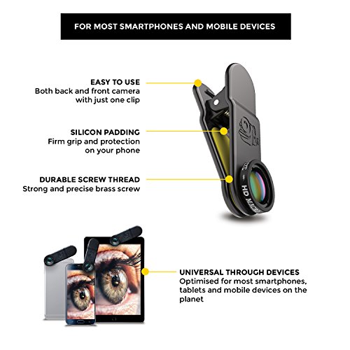 Black Eye Premium Smartphone Objektiv HD Series - HD Macro 15X