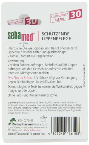 Sebamed Lippenpflegestift 4,8gr, 6er Pack (6 x 4.8 g) - 2