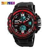 Easy Go Shopping Wasserdichte Männer Sportuhr Outdoor Freizeit Elektronische Uhr Große Zifferblatt Student Mode Große Handgelenk (Color : 2)