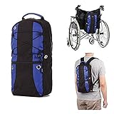 Oxygen Backpack Holder Portable Oxygen Tank Carrier Bag M6/M9 Cylinders Bottle Pouch with Adjustable Straps Fit Wheelchair, Knee Walker - Medical, Home, Travel (Black)