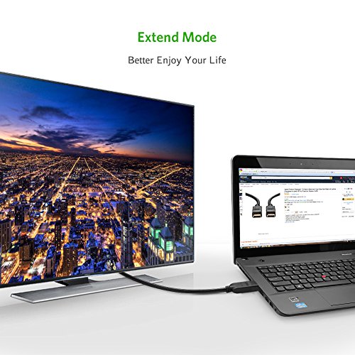 Displayport auf VGA Kabel Ugreen 3m DP Stecker auf VGA Stecker Adapterkabel Full HD 1080P mit 24K vergoldete Kontakte, Steckverriegelungen und Dreifach Schirmung für Grafikkarten,PC,Beamer und Monitor - 3