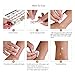 NUOLUX Metallic Tattoos Temporary Tattoos 10 Sheets Waterproof