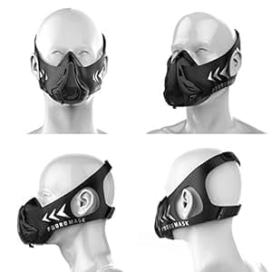 Fdbro Phantom Sportmaske, verstaubar, für Höhentraining ...