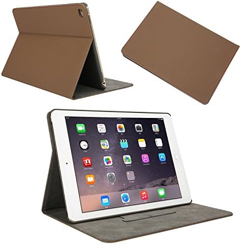iPad Mini Case, iPad Mini 2 Case, iPad Mini 3 Case, YEONPHOM Ultra Slim Book Style Folio Stand Screen Protective Smart Case Cover for Apple iPad Mini/Mini 2/Mini 3 7.9 inch Tablet (Brown)