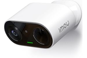 Imou 2K Wireless Security Camera Outdoor PIR AI Human Detection, FREE Cloud/Local Storage, Battery Operated CCTV Camera WiFi Home Security Camera, Siren, 2-Way Audio, IP65, Magnetic, Works with Alexa