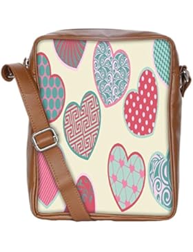 Snoogg , Damen Umhängetasche mehrfarbig multi