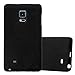 Produktbild Cadorabo Hülle für Samsung Galaxy Note Edge - Hülle in Frost Schwarz – Handyhülle aus TPU Silikon im matten Frosted Design - Silikonhülle Schutzhülle Ultra Slim Soft Back Cover Case Bumper