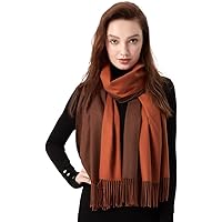 Voqeen Damen Winter Schal - Extra Lang 230cm Kuschelig Warm Mit Fransen