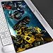 Produktbild GUOFENG Mauspad Transformers Optimus Prime Bumblebee Laptop Tastaturmatte Abschließmatte 80 x 30 cm Game Anime Schreibtischunterlage, 22, 80 * 30cm