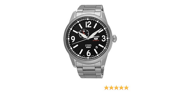 Seiko neo Sports Mens Analogue Automatic Watch with Stainless Steel  Bracelet SSA293K1 : Amazon.co.uk: Watches