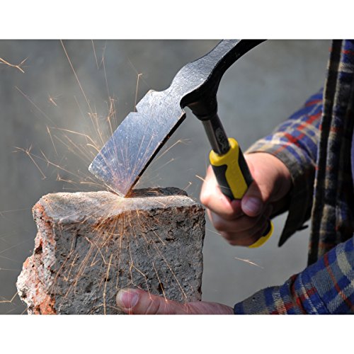 ECD Germany Maurerhammer 600 g Rheinischer Stahlrohrstiel verchromt - 6