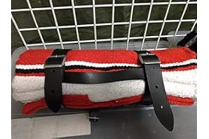 GZM Coperta Messicana Colore rossa di alta qualità cinghie in pelle fibbie in acciaio Facile installazione Perfetto per campeggio, viaggi e altre necessità fuori casa.