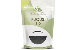 Herbes du Monde - Tisane Fucus Vésiculeux Bio | Coupe-Faim Naturel | Minceur & Détox - Riche en Iode - 80g | Origine France - Certifiée AB