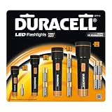 Duracell - Linterna LED (pack de 4 unidades, funcionan a pilas)