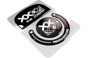 Sikai Patines de Cristal para ratón, Kit de ratón Profesional ultrarrápido y Suave para Logitech G Pro X Superlight Gaming Mouse (X-Pattern/Negro)