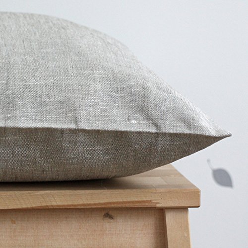 Varvara Home 1467 Kissenbezug Lesna mit Reißverschluss, 40 x 80 cm, hell beige / grau