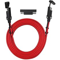 YACSEJAO Adattatore SAE Per Pannello Solare: Cavo 10AWG 30cm Con Invertitore Di Polarità Per Camper