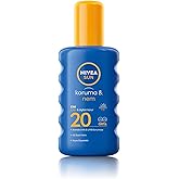 NIVEA SUN SPF20 Sunscreen Body Spray, Instant UVA Protection, 48 Hours Moisturizer, Water Resistant