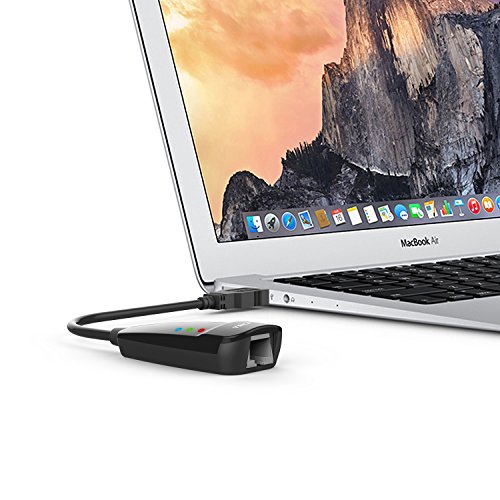 TeckNet® USB 2.0 auf RJ45 Gigabit Ethernet Adapter, Unterstützt 10/100 bit Ethernet - 3