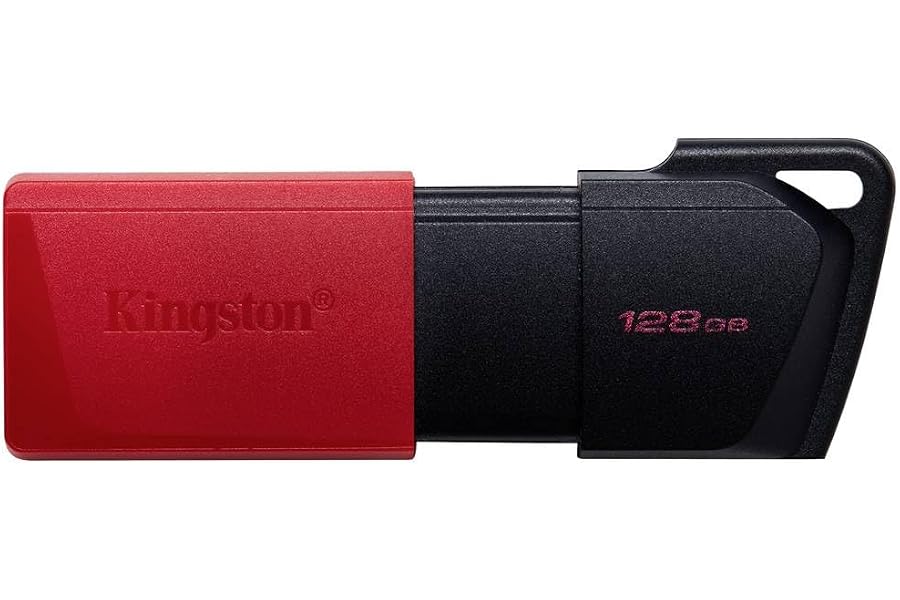 Kingston DataTraveler Exodia M PenDrive USB 3.2 Gen 1 DTXM/128GB - con cappuccio removibile (Nero + Rosso)