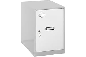 SIMONRACK Simon Rack Taquillas Vestuario Metálica 475x400x500 Gris/Blanco, Metal