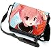 Produktbild miraclel Anime Cosplay Canvas Rucksack Messenger Bag Umhängetasche schwarz Aria the Scarlet Ammo 40cmx21cmx12cm