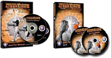 Kettlercise Just For Women VOL I & Vol II Package -THE Ultimate Kettlebell Fat Burning Program