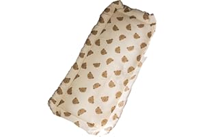 ERICETION Doublure De Siège De Poussette Pour Bébé, Doublure De Landau, Doublure De Poussette En Coton À Motif D'ours, Coussin De Siège De Poussette Pour Bébé, Coussin De Siège De Poussette Doux, Tapis De