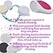 Discoball® 7 in 1 Portable Facial Brush Cleansing System Massager Face Cleanser Brush with 7 Brush Heads
