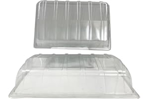 Oakland Gardens Premium Propagator Lids Seed Tray Plastic Tops Inserts Trays for Rapid Seed Germination Full Size Pack of 5