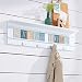 Produktbild miaVILLA Wandgarderobe Lori - Garderobe mit Ablage - Weiß - ca. B90 x T10 x H24 cm