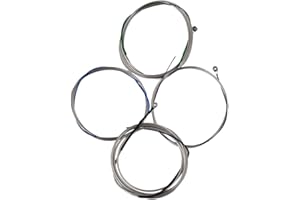 yibuy Argent¨¦ en acier 4/4?JEU DE CORDES pour violoncelle A D G C complet Nickel plaqu¨¦ ball-end