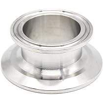 Tri Clamp SUS 304 Stainless Steel Pipe Fitting Homebrew - Foto 2