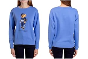 Polo Ralph Lauren Sweat-shirt Bear In Paris - Motif ours - Bleu