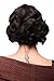 WIG ME UP ® A4002-3 Lady Quality Wig Short Bob 20s 30s Twenties Movie Star Diva Charleston Swing Style Wave Dark Brown