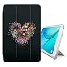 Produktbild STPlus Blumenherz Smartcover Schutzhülle Schutz Hülle Case mit Standfunktion / Sleep / Wake up für Samsung Galaxy Tab S3 - 9.7" (T820 Series, T825 Series, T827 Series)
