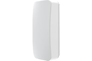 WallDeca Cancellino Lavagna Magnetica Bianca, Cancellino Lavagna Bianca con Superficie in Feltro, Cancellino Magnetico per Pulire Superfici a Secco (Bianco)