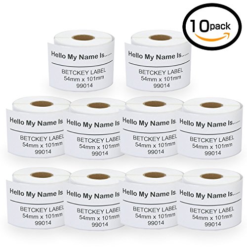 Buy 10 Rolls Dymo 99014 54mm x 101mm Shipping Labels ...