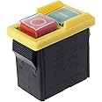 JOYKK AC 250V 6A Waterproof Electromagnetic Pushbutton Machine Saw Cutter Drill On Off - Red+Black+Yellow