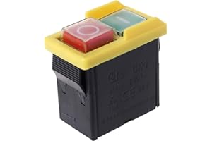 siwetg AC 250 V 6 A étanche à bouton-poussoir électromagnétique scie cutter perceuse on off KJD6 5E4 interrupteur solénoïde étanche