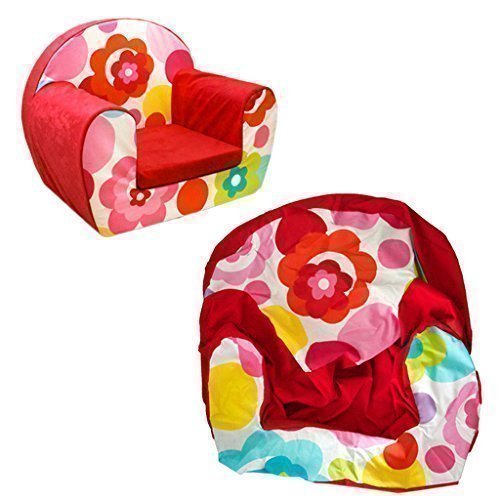Ready Steady Bed Flower Dot Cover for Children's Foam Armchair