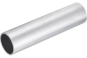 DMiotech (50mm OD X 45mm ID) Tubo Redondo de Aluminio 6061 de 200mm de Longitud para Construcción de Estructuras Metálicas En la Industria Y Proyectos de DIY