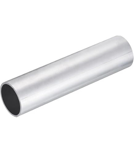 VictorsHome 6063 Tubo tondo in alluminio, 10 mm OD 2 mm spessore della parete 300 mm lunghezza tubo dritto senza cuciture per fai da te artigianato modello 2 pezzi